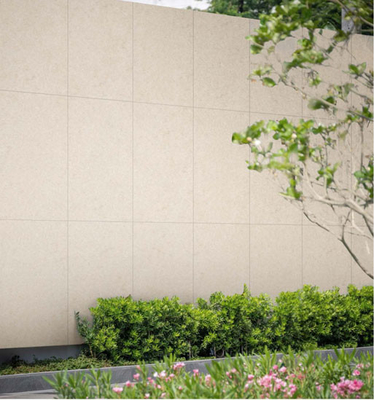 Không trượt Beige 60x120cm Matte Outdoor Limestone Curtain Wall Gạch sứ cho quảng trường và xây dựng