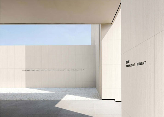 Đồ đá lửa 60x120cm Matte Finish Beige Travertine Stone ngoài trời Tường rèm Porcelain Tile cho sân thượng và vườn