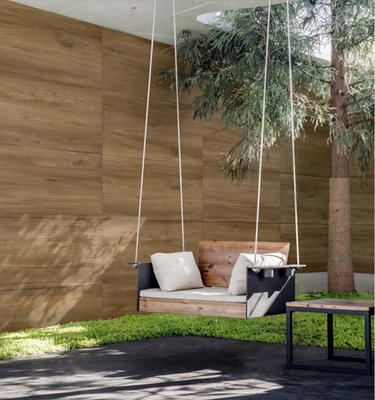 Dark Brown Wood Grain Matte Antique Finish Curatin Wall Porcelain Tile For Living Room 600x1200mm Các loại gỗ màu nâu