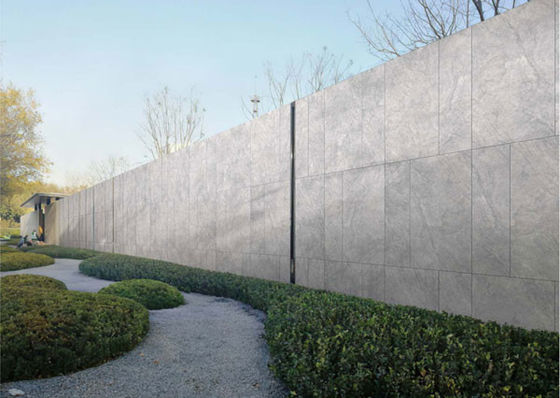 Gạch đá ngoài trời chống trượt màu xám nhạt 600x1200mm