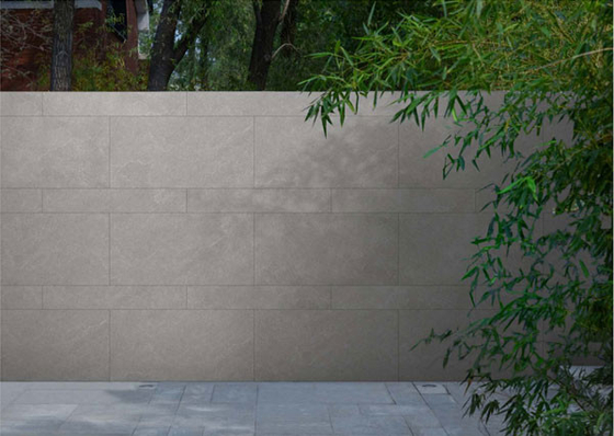 Xám Mat Antique Finish Đá cát ngoài trời bức tường rèm gạch dày cho trung tâm mua sắm 1200x600mm