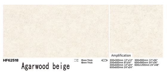 Ống lót sàn chống trượt gạch sứ cho sân và vuông 1200x600x18mm Beige