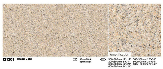 Chống mòn 600x600x15mm FireBrick vàng sàn ngoài sàn gạch cho sân