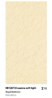 Màu vàng không trượt bền bề mặt mịn sàn sàn sàn 1200x600x18mm toàn thân cho công viên