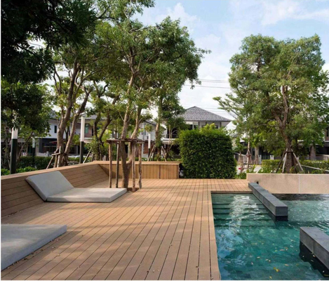 Lớp gạch sàn bên ngoài màu nâu và gạch SGS cho sàn nhà để xe 300x900mm