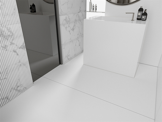 Đỏ trắng tinh khiết 1420x2700mm Matt bên ngoài tường đồ sứ Sintered Stone Slab và lớn slabs cho trang trí và phòng ăn