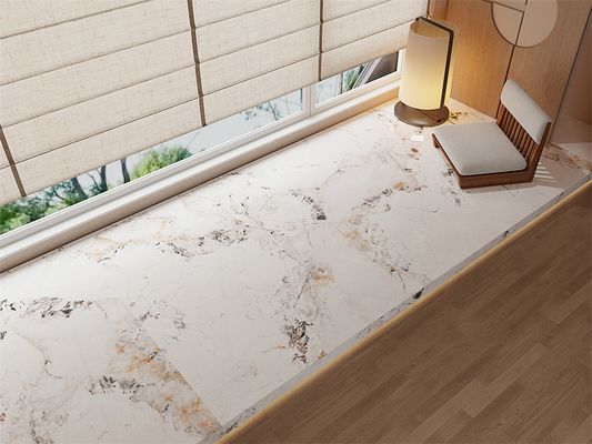 Đồ đá sơn màu vàng mịn mịn 1600x3200mm sàn trong nhà