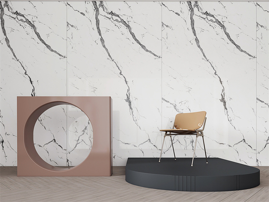 Carrara 1600x3200mm sơn porcelain sơn đá sơn cho thiết kế và dự án biệt thự
