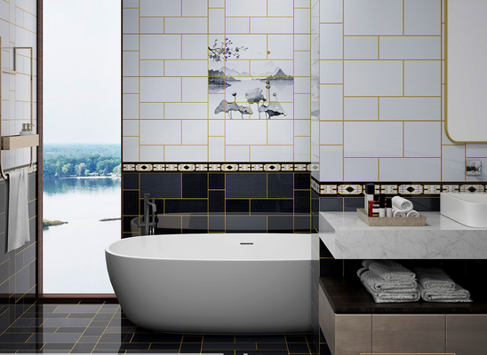 Chống mài mòn 30x60cm tường trong nhà gạch gạch gốm và gạch trang trí cho khách sạn