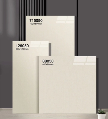 Lớp Beige AAA Đá gốm porcelain được đánh bóng và gạch sàn chống trượt 750x1500mm cho phòng tắm và phòng khách