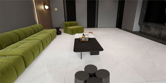 Lớp gạch ngoài trời màu xám nhạt chống trượt 60x120cm Lớp gạch gạch gạch gạch gạch gạch gốm cho nhà hàng