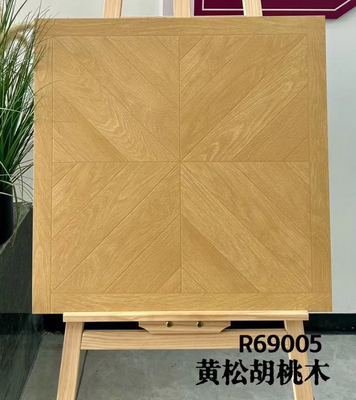 Màu nâu 600x600mm Antibacterial sàn gạch và gạch gạch gỗ cho thiết kế ban công