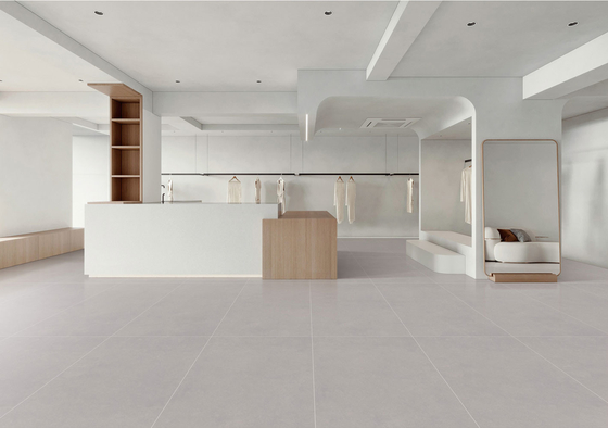 Xanh nhạt 600x1200mm Matte Soft Glassed Porcelain Tiles And Interior Floor Tile For Bedroom (Máy gạch gạch gạch mềm và gạch sàn nội thất cho phòng ngủ)