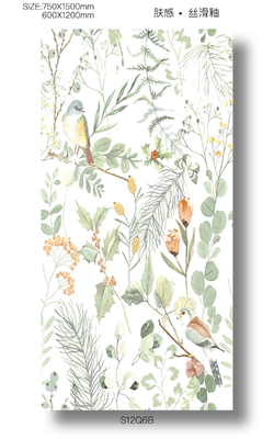 Beige 120x60cm Bức tường bên ngoài chống ẩm khuôn mặt trẻ em gạch sứ cho phòng ăn và nhà bếp