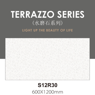 600x1200mm AAA màu xám Terrazzo kính gốm tường gạch
