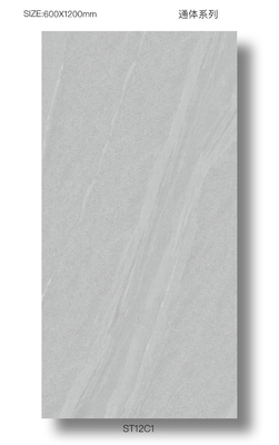 Sàn ngoài trời bền 60x120cm Full Body Porcelain Decoration Tiles For Terrace Lám xám thân thiện với môi trường