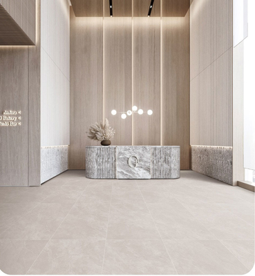 Kiểm tra nước màu beige 600x1200mm nội thất kính mềm gạch sàn sứ và gạch thân thiện với môi trường để xây dựng lại