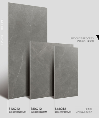 Antique Xám 60x120cm mềm kính bền sàn trong nhà gốm sứ gạch kết cấu cho phòng khách
