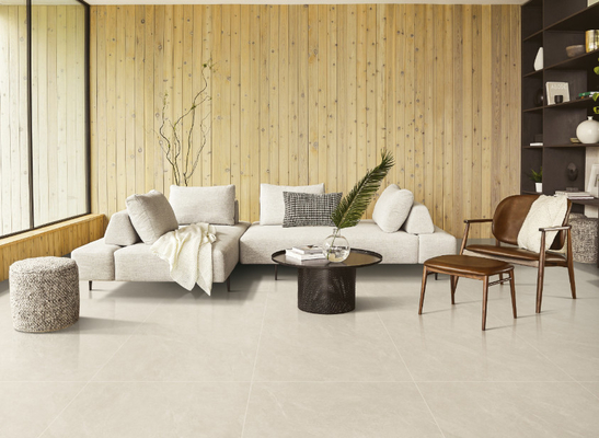 Màu vàng nhạt 60x120cm Baby Face Glassed Porcelain Đồ gạch tường bền cho phòng khách và phòng tắm