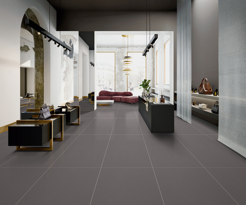 Grey Starry Glaze 60x120cm sàn nhà nội thất Soft Glazed Textured Porcelain Tile For Living Room