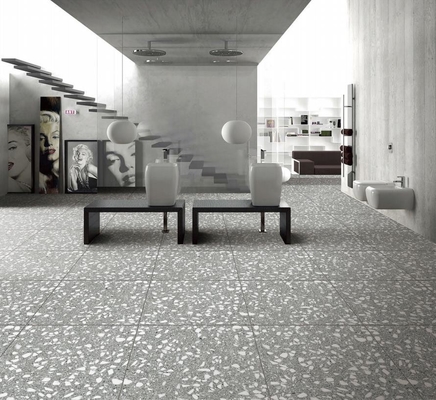Gạch Porcelain Toàn Thân Màu Xám 600x600mm Loại AAA Tiêu chuẩn ISO13006