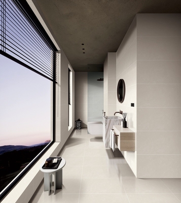 Gạch ốp tường tráng men màu Beige 400x800mm Chống axit Cấp AAA