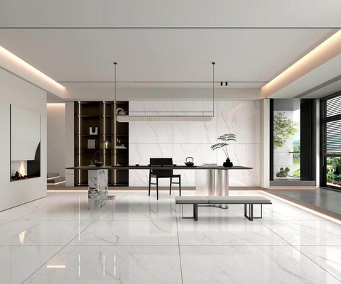 1200x1200x9mm bền cổ và ngà voi tường trong nhà gạch thủy tinh đánh bóng cho cải tạo và xây dựng