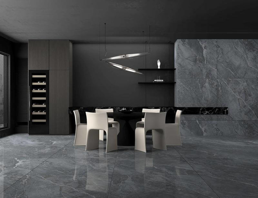 Lớp gạch hiện đại chống ẩm sàn bên ngoài 1200x1200mm gạch sứ thủy tinh đánh bóng cho phòng ăn và xây dựng lại