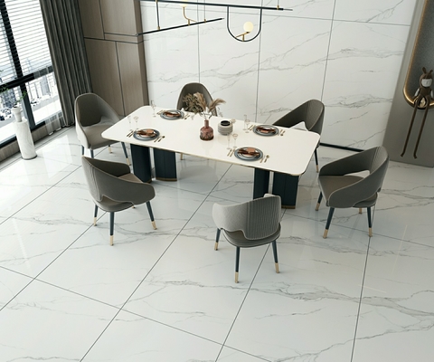 Carrara W.A 0,5% Gạch sàn bên ngoài cổ đại Để cải tạo 900x1800x9mm ISO9001 Gạch sứ thủy tinh đánh bóng Cho ban công trung tâm mua sắm