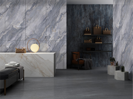 900x1800mm Xám mịn mịn porcelain 0.5% W.A