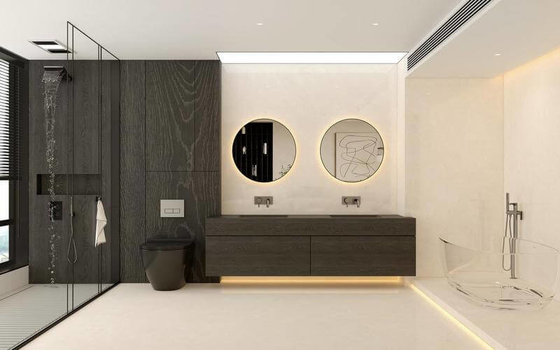 Đồ đá lửa hạng AAA 1200x1800x9mm Carrara Porcelain Glassed Polished Tile cho phòng tắm và sàn trong nhà