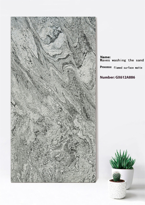 60x120cm bề mặt bốc cháy Matte Gray Curtain Wall Thick Tile For Balcony ISO9001 Acid-Resistance
