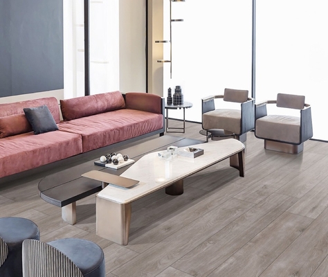 Không trượt màu nâu Durable gỗ porcelain dải 250x1500mm sàn gạch cho xây dựng và dự án