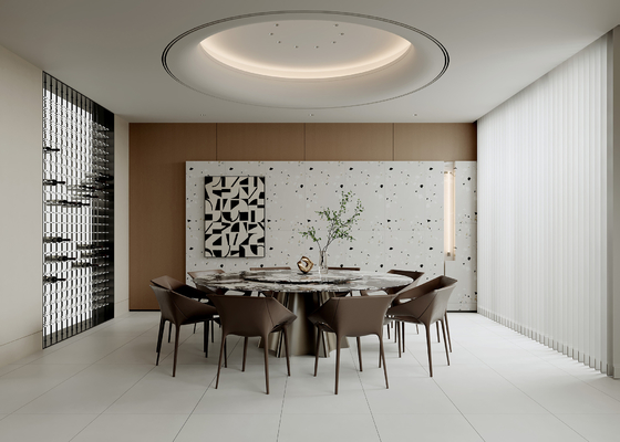 Terrazzo 600x1200mm Matt Porcelain Lớp gạch kính cho phòng khách Lớp sàn phòng ngủ bền