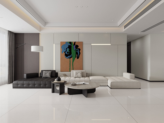 Beige Waterproof Slabs đá mịn mịn 1200x1200mm Cho nhà hàng