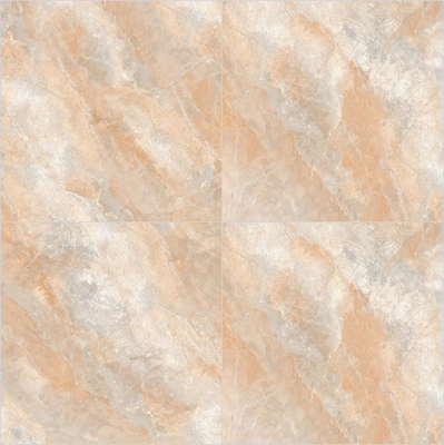 Tấm đá nung kết bóng chống thấm nước và chống trượt màu nâu 1200x1200mm để tái thiết căn hộ