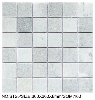 Gạch vuông màu gạch nung 300x300mm Khảm đá tự nhiên cho Phòng ăn và Phòng khách