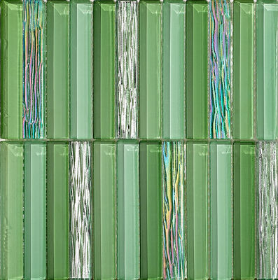 Xanh chống trầy xước 300x300mm Glass Mosaics cho xây dựng lại và phòng ngủ