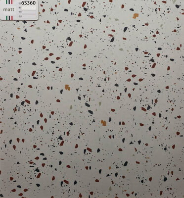 Gạch lát nền Terrazzo Ceramic màu Be tuyệt đẹp 600x600mm cho Phòng khách và Phòng ngủ