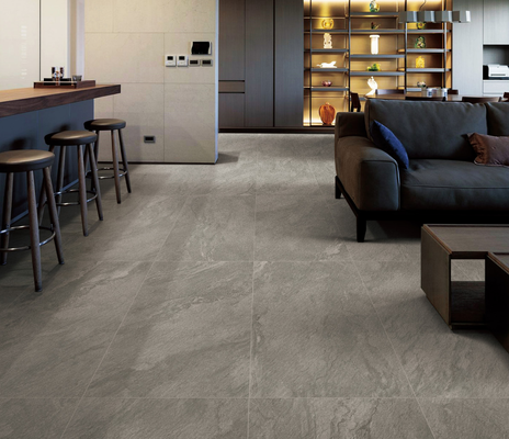 Đồ gạch lửa và chống trôi màu xám 600x1200mm Matt với khuôn bề mặt gạch sứ cho phòng ngủ và tòa nhà