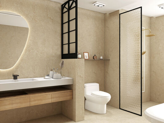 Không trượt 600x1200mm Khaki gạch sứ Matt với bề mặt khuôn gạch sàn trong nhà cho văn phòng và căn hộ