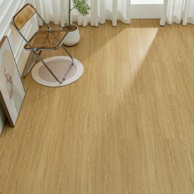 Brown chống vết bẩn 1220x180mm Độ dày 5mm sàn nội thất sàn SPC cho phòng ngủ và tòa nhà