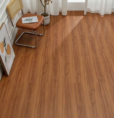 Sàn SPC Chống Bám Bẩn và Chống Thấm Màu Nâu Kích Thước 1220x180mm Hoa Văn Gỗ Lớp Phủ UV Dày 5mm Dùng Cho Xây Dựng và Dự Án