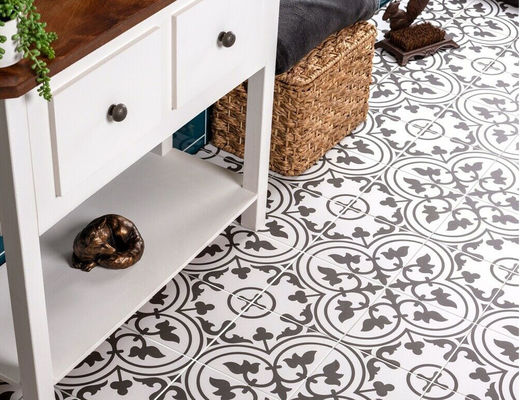 200x200mm Gray Porcelain Floor Tile Độ dày 8,5mm