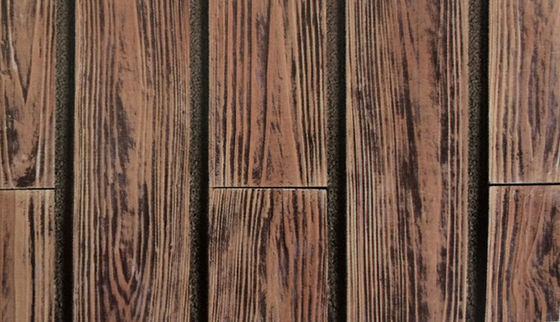 500SQM Gạch đá ốp tường 14mm Xi măng hạt gỗ 0,03 Hấp thụ cho hàng rào