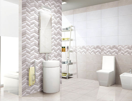 Gạch ốp tường nội thất 0,09W.A 30x60cm, Gạch ốp tường phòng tắm màu xám 100m2 Gương tráng men