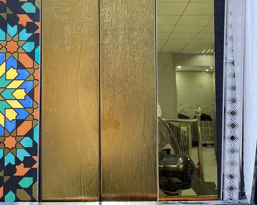 Gạch lát sàn kết cấu bằng gỗ màu vàng 150x900mm cho khách sạn