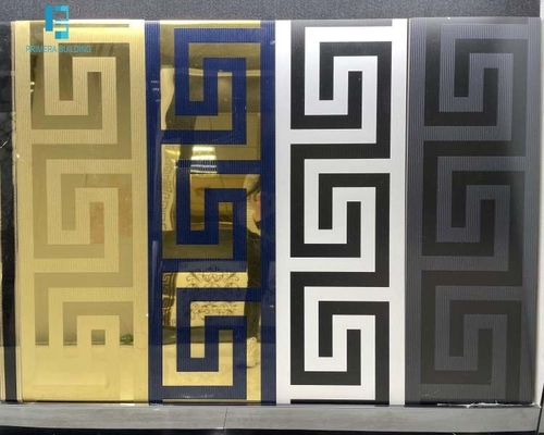 Hành lang bề mặt vàng tráng men sứ lát sàn 300x600mm Trang trí tòa nhà sang trọng